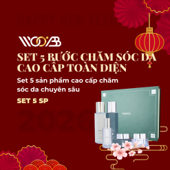 SET 5 BƯỚC CHĂM SÓC DA CAO CẤP TOÀN DIỆN